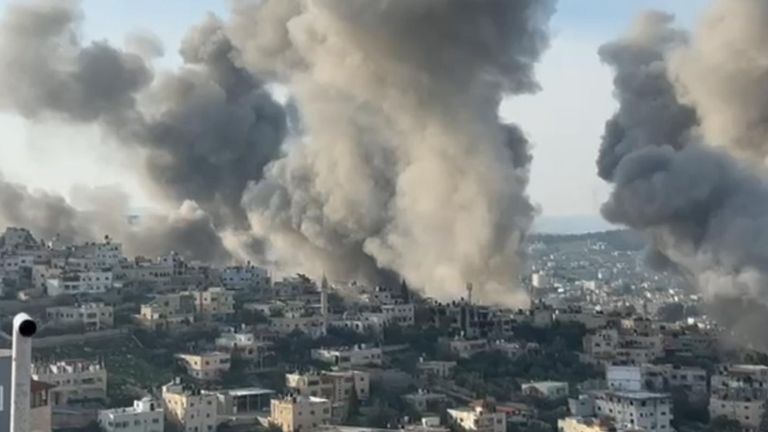 The Israeli army confirmed they destroyed several buildings, claiming they were used as terrorist infrastructure.