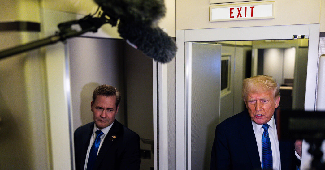 Trump Says He Won’t Fire Officials Involved in Leaked Signal Chat