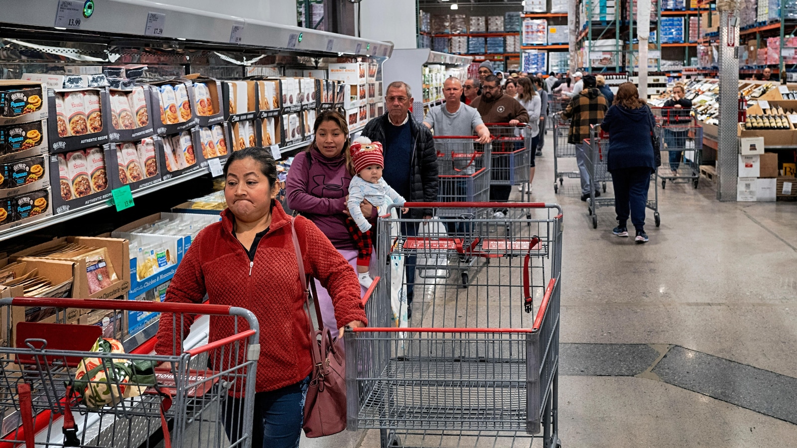 US consumers cut spending in January more drastically than at any point in the last four years