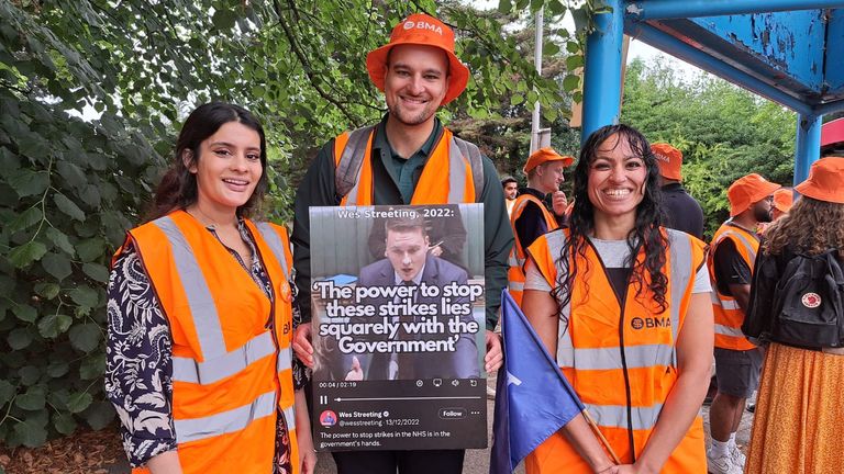 BMA hits back at claims it refused to allow doctors to work in critical areas during strike | UK News