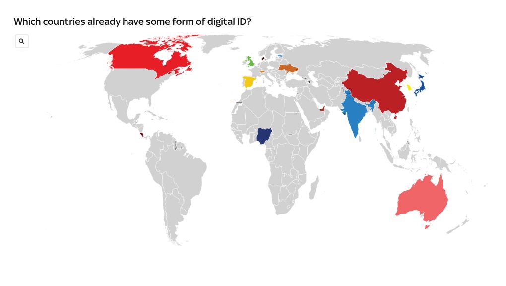 The countries where digital ID already exists | Science, Climate & Tech News
