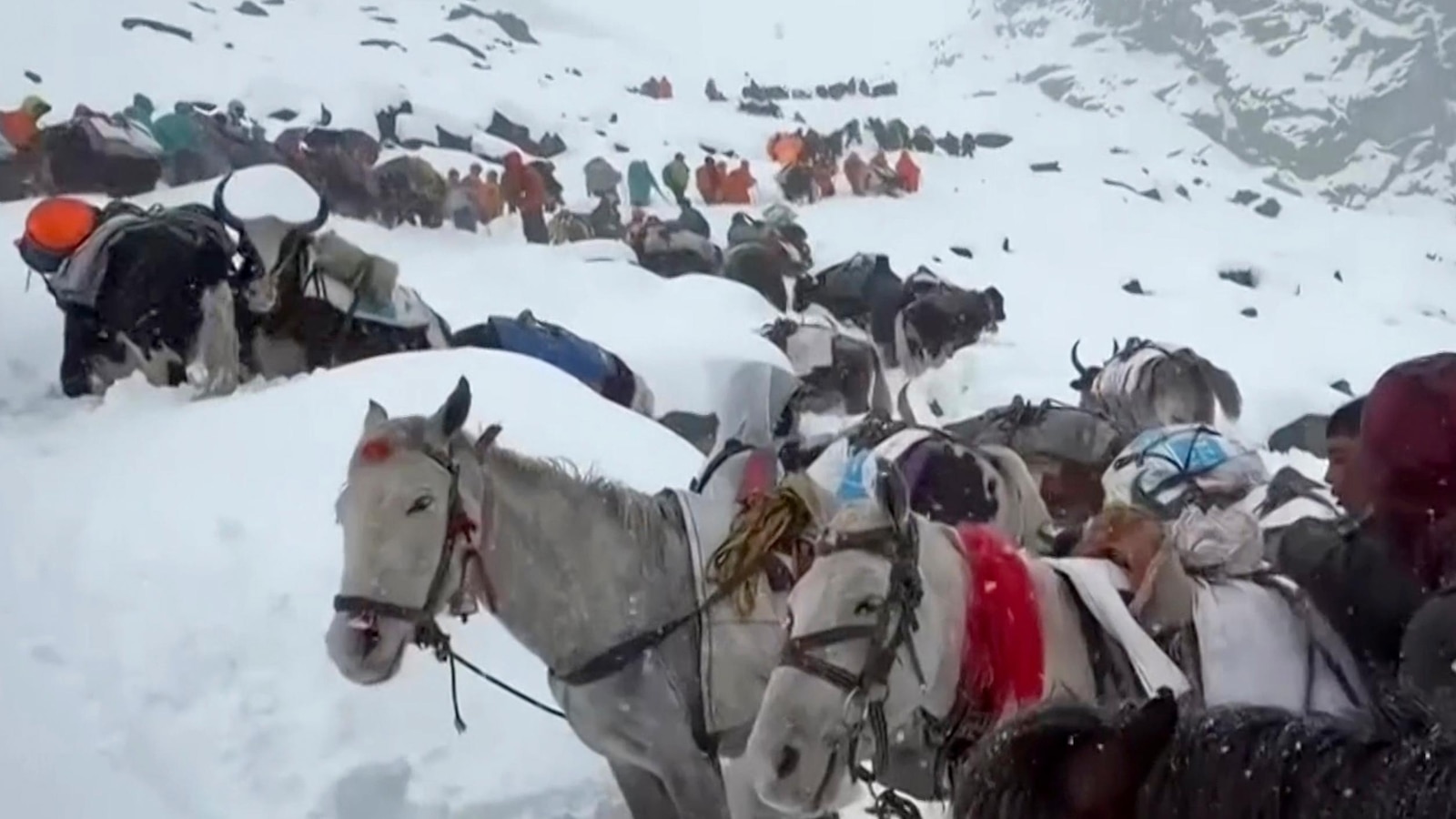 Snowstorm traps hundreds of hikers on Mount Everest during China’s national holiday