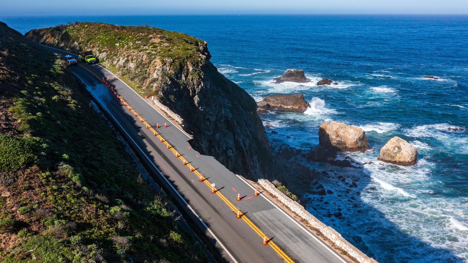 California’s scenic Highway 1 near Big Sur reopens 3 years after damaging landslides